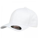 Flexfit 6277 Wooly Combed Ballcap - White