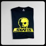 Skull Skates Classic T-Shirt - Black / Yellow