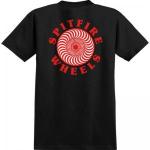 Spitfire Classic Fill T-Shirt - Black w/ Red & White Print