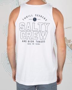 Salty Crew Spinner Tank - White ― Canada's Online Skate Shop